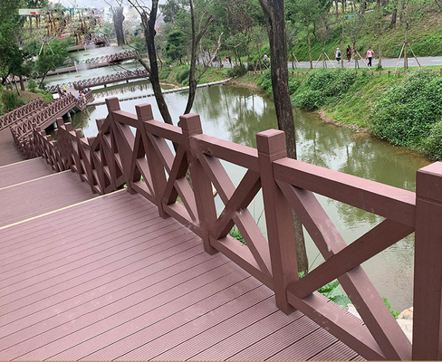 شراء SGS WPC سياج لوحة درابزين واقية 2000x1200mm خارج المجلس لهندسة الحدائق التصنيع عبر الإنترنت