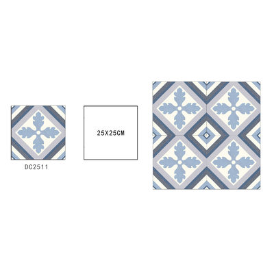 شراء البلاط السيراميكي الروستي الأبيض الرمادي 250x250mm للأرضيات الداخلية التصنيع عبر الإنترنت