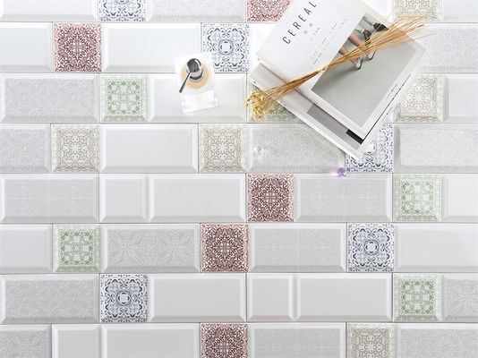 شراء بلاط جدران بورسلين أبيض عتيق مقاس 10x30 سم لظهر المطبخ الداخلي التصنيع عبر الإنترنت