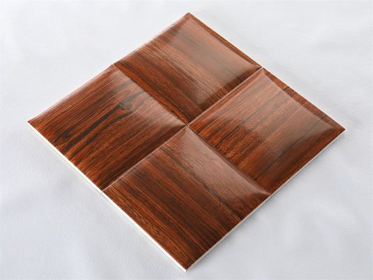 شراء بني داكن 152x152mm غرفة داخلية مربع الجدار السيراميكي بلاط الخبز للحمام والمكتب التصنيع عبر الإنترنت