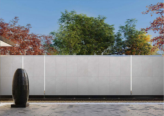 شراء المقاومة للخدش 600x1200mm الاسمنت الخفيف الرمادي خارجية الستار جدار البلاط سميك لمركز التسوق التصنيع عبر الإنترنت