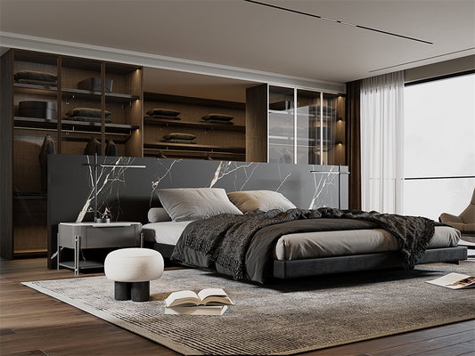 شراء أسود 1420x2700ملم مقطوعة ألواح حجر مطاطية للغرفة المعيشة التصنيع عبر الإنترنت