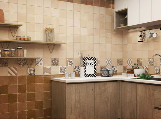 شراء البني 300x600ملم بلاط الجدار السيراميكي للمطبخ - AAA الدرجة الطين التصنيع عبر الإنترنت