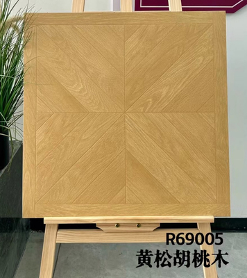 شراء البني 600x600mm بلاط الأرضية المضادة للبكتيريا والبلاط الخشبي السيراميكي لتصميم الشرفة التصنيع عبر الإنترنت