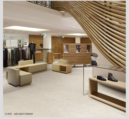 شراء بلاط أرضيات داخلي من البورسلين المصقول الناعم من الدرجة AAA، رمادي، 750 × 1500 ملم التصنيع عبر الإنترنت