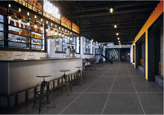 شراء الرمادي العميق 48x24 النجومية الزجاج البورسلين البلاط الأرضية المضادة للبكتيريا التصنيع عبر الإنترنت