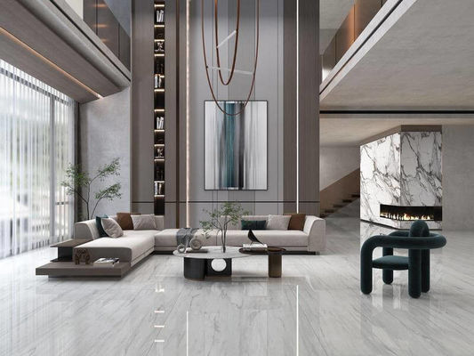 شراء 1200×1200ملم بلاط البورسلين الزجاجي البيضاء الملمع 0.05% WA التصنيع عبر الإنترنت