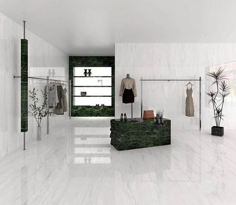 شراء بلاط بورسلين مصقول مزجج 1200x1800 مم كارارا مضاد للبكتيريا التصنيع عبر الإنترنت