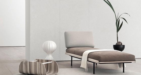 شراء بلاط بورسلين رمادي فاتح 400x1200 مم مُزجج لجدران داخلية التصنيع عبر الإنترنت