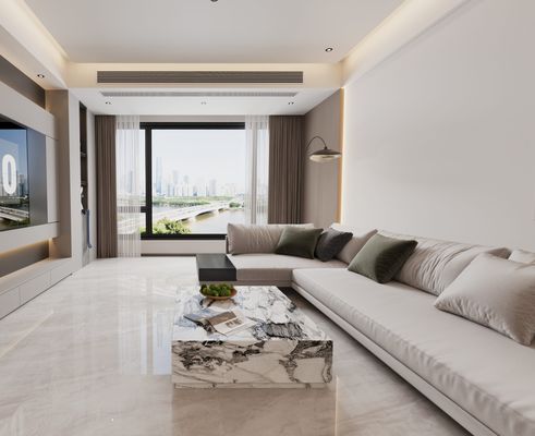 شراء بلاط بورسلين مصقول مزجج مقاوم للخدش وأنيق داخل الأرضية 1000x1000 مم لتصميم المكاتب التصنيع عبر الإنترنت