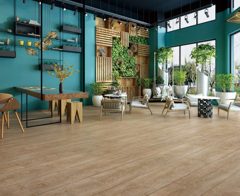 شراء 250x1500mm 36Kgs / Box بلاط بورسلين خشبي بيج كريم شجرة البلوط 9.5 ملم سميكة التصنيع عبر الإنترنت