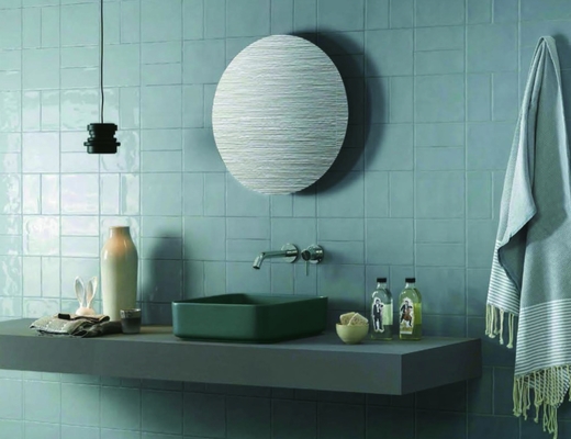 شراء نسيج عادي لامع ديكور بلاط الحائط للمطبخ 100x100mm التصنيع عبر الإنترنت