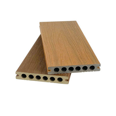 ألواح التزيين المركبة من الخشب والبلاستيك والبثق خارج الأرضيات 138x23mm Round Hole HDPE