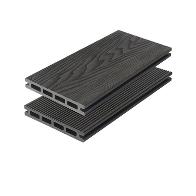 لوحات التزيين WPC ثلاثية الأبعاد المزخرفة بعمق 145x22mm التزيين حديقة الهندسة الرمادية