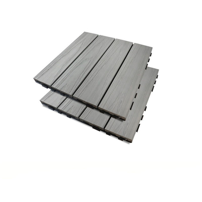 30x30mm الخشب البلاستيك المركب لوحة أرضية رمادية مخيط بناء في الهواء الطلق مجلس WPC لوح لوح شرفة