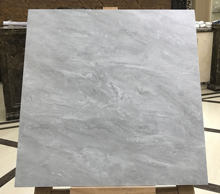 البلاط الرملي السيراميكي المقاوم للزحف للمكتب و 400x400ملم الرخام نظرة مات الزجاج الرمادي الأرضية للمطعم