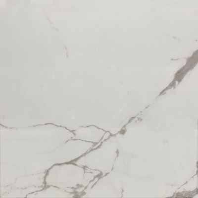 W.A 0.05% Carrara البلاط السيراميكي الحائط الداخلي الألواح البيضاء الملمعة البلاط الزجاجي 60x60 سم حمام سباحة خارجي