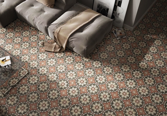 بلاط ريفي من السيراميك 250×250 مم للطبخ و بلاط جدار صديق للبيئة للحمام