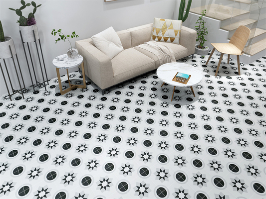 بلاط سيراميك ريفي رمادي 20x20 سم لأرضية حمام الفندق
