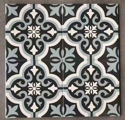بلاط سيراميكي داخلي من الطوب الساطع لغرفة المعيشة و بلاط جداري من 200×200ملم للمطبخ رمادي