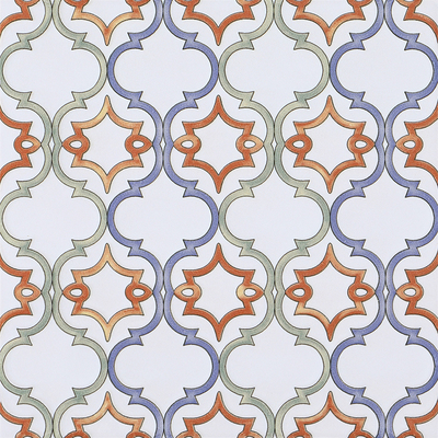 الحجر الأبيض والأحمر الحائط الداخلي 20x20 سم البلاط السيراميكي الريفية للمطبخ والبلاط الدائم للشرفة