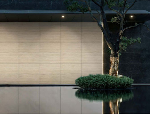 بلاط بورسلين عتيق أصفر فاتح غير لامع 600x1200 مم