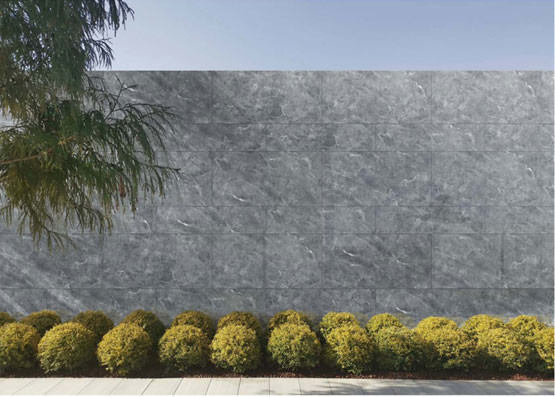 حجر نار 600x1200mm رمادي مات ستارة خلفية جدار البلاط للتصميم والمشروع الخارجي
