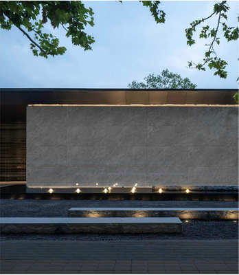 الصلبة 60x120cm رمادي متطابقة خارجية الستار خلفية الحائط البورسلين البلاط للمبنى والشرفة