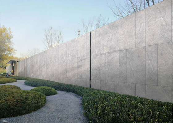 ضوء جدارية غير زلقة رمادية سطح مضطرب قليلا 120x60 سم مقطوعة خارجية ستارة جدار البلاط للحديقة