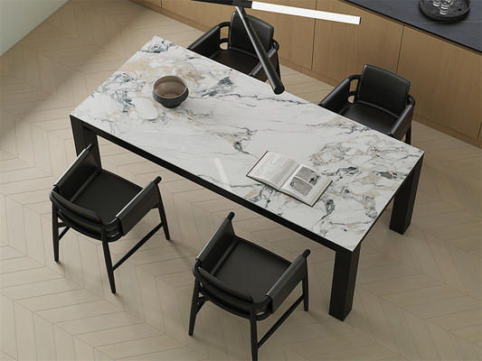ألواح حجر مضادة للنزلق ملموسة 1600x3200mm للمشروع والفندق