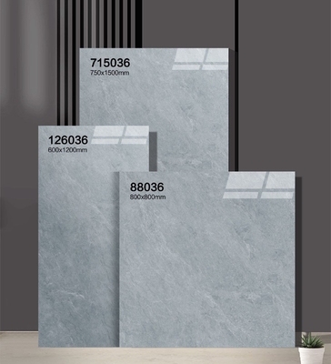 بلاط البورسلين الزجاجي الملمع 750x1500mm الأنيق المقاوم للانزلاق