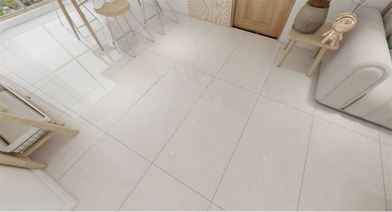 بلاط بيج 1200x600mm الصديق للبيئة الدرجة AAA داخل الأرضية بلاط السيراميك المزخرف الملمع لغرفة الطعام