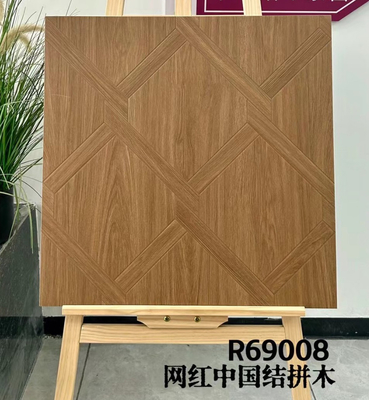 البني 60x60 سم البلاط الخشبي السيراميكي والبلاط الأرضي الداخلي لتصميم غرفة النوم