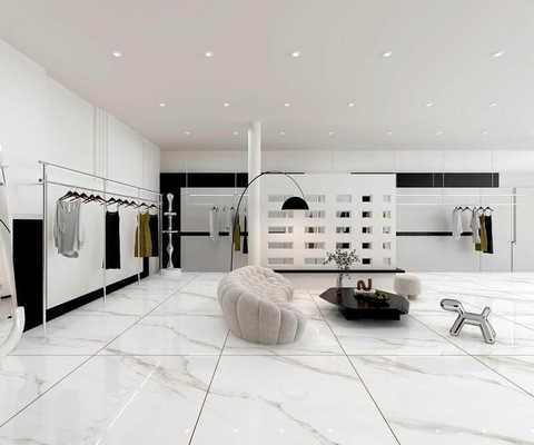 البلاط الحديث 1200x1200x9mm البلاط المضاد للبكتيريا والأرضية الداخلية البورسلين الملمع المزخرف للمطعم