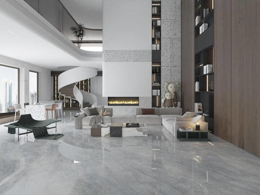 البلاطات القديمة والرخام تبدو 1200x1200mm مضادة للماء الجدار الخارجي البورسلين الملمع الزجاجي البلاط لل غرفة المعيشة والمطبخ