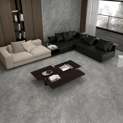 مربع داخل الحائط 1200x1200mm SGS وجه الطفل البورسلين البلاط والرخام تبدو البلاط الرمادي والشرفة والديكور