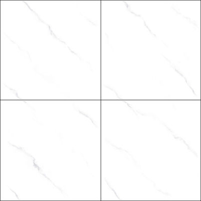 بلاط بورسلين مصقول مزجج أبيض كارارا 800x800 مم