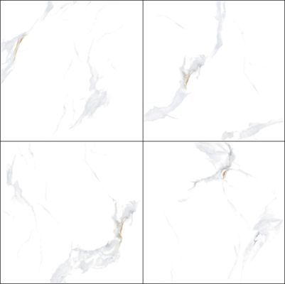 بلاط بورسلين أبيض كارارا مصقول 800x800 مم غير قابل للانزلاق