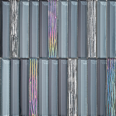 الفسيفساء الزجاجية للجدران الداخلية للشقة ومشروع التجديد