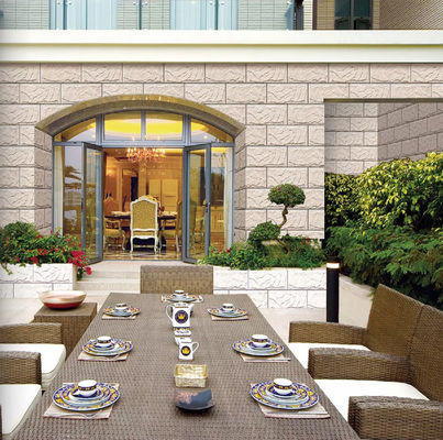 PRIMERA 9.8mm سيراميك حوائط حائط أبيض ، 300x600mm سليت بيج بلاطة