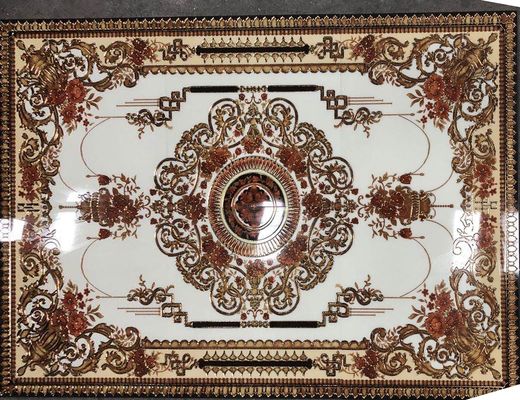 120x180cm 0.01W.A كريستال مصقول بلاط السجاد أرضية داخلية 9.8 مم