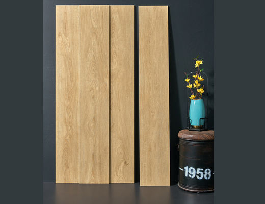 بلاط بورسلين خشبي بيج 250x1500 مم للجدران والأرضيات