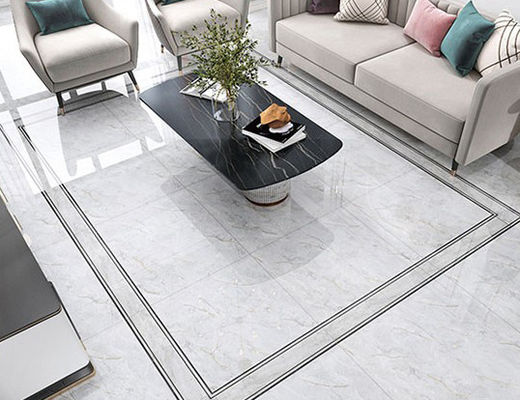 3D النافثة للحبر الطباعة الفاخرة بلاط البورسلين الذهبي ، 800x800mm 3pcs بلاط زجاجي مصقول بالكامل