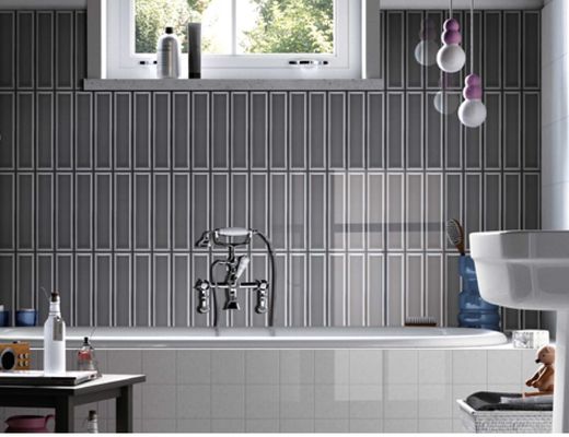 52pcs / ctn 68x280mm مبنى سكني معاصر مشطوف حافة جدار مطبخ 9mm