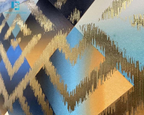 24'X24 'Gloden Decorative Wall Tiles بلاط بورسلين للفيلا
